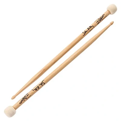 Image of Zildjian Artist Series Hickory Mallets John Riley Double Stick/Mallet Pair with Felt Head