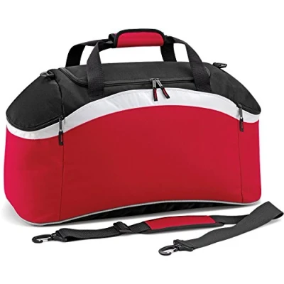 Image of BagBase BG572CRBK Teamwear Holdall Classic Red/Black/White Bg572 Red/Black/White, M