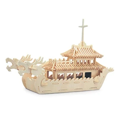 Image of Quay Dragon Boat Woodcraft Construction Kit FSC