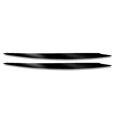 Image of Car Headlight Eyebrow, 1 Pair Eyebrow Eyelids Trim Cover Replacement for V W G olf 7 GTI 2013 2018 (Black)