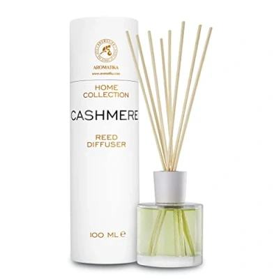 Image of Reed Diffuser Cashmere 100ml Room with Sweet Scent Aroma Sticks Perfumed Fragrance Rattan Freshener Scented Diffusers
