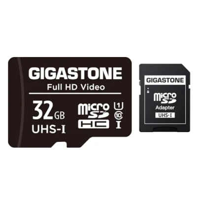 Image of Gigastone Micro SD Card 32GB SDHC U1 C10 90MB/S High Speed Memory Class10 Uhs Full HD Video Nintendo Gopro Camera Samsung Canon Nikon DJI Drone