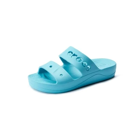 Image of Crocs Women&#039;s Baya Platform Amazon Sandal Clog, Digital Aqua, 8 UK Men 9 Women