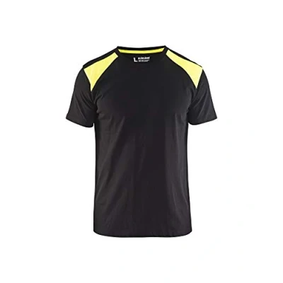 Image of Blakläder 337910429933L T Shirt, Black/Yellow, Large