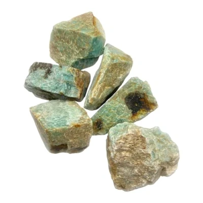 Image of VIE Naturals Raw Rough Cut Crystals Pack, 1kg, Amazonite