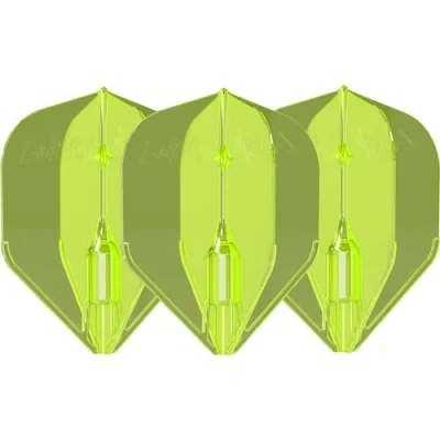 Image of L Style Champagne Flight Fantom Shape Neon Yellow
