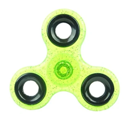 Image of Christmas Concepts® Exclusive Glitter Fidget Hand Spinner Stress Reducer, Relief, Autism GREEN