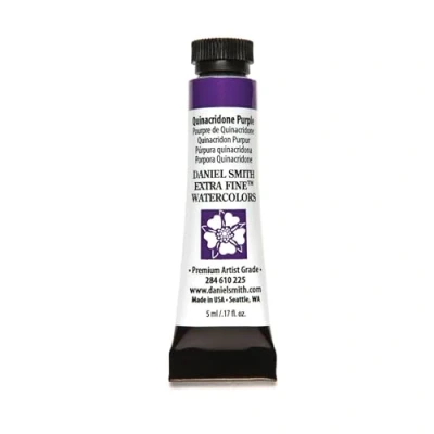 Image of DANIEL SMITH 284610225 Extra Fine Watercolors Tube, 5ml, Quinacridone Purple