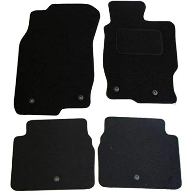 Image of JVL 2317 Fully Tailored Carpet Car Mat, Set of 4, Black