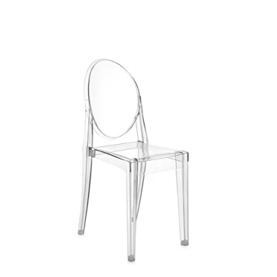 Image of Kartell Victoria Ghost, Chair, Cristal, Set of 4