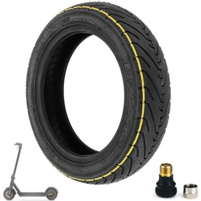 Image of Tmom Tyre 60/70 6.5 Tubeless Replacement Wheels for Segway Ninebot Max G30/Max G30D/Max G30 LP Electric Scooter Thick Wear resistant Tyres 10 Inch Non Slip (1 Piece)
