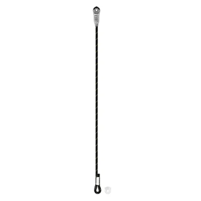 Image of Petzl, Jane I, Single Lanyard To Compose A Fall Arrest Lanyard, Black, 100 Cm, Unisex Adult
