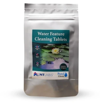 Image of NT Labs Pond Gleam Tablets, Water Feature Cleaning Restores the Sparkle of Your Feature, Removes Green Stains From Features