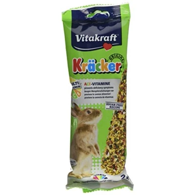 Image of Vitakraft Kracker Rabbit Small Animal Food Multivitamin, Pack of 5