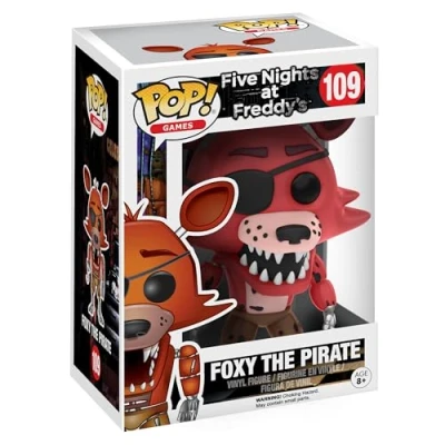 Image of Funko Pop! Games: Five Night&#039;s At Freddy&#039;s Foxy the Pirate Nights Collectable Vinyl Figure Gift Idea Official Merchandise Toys for Kids &amp; Adults Video Games Fans