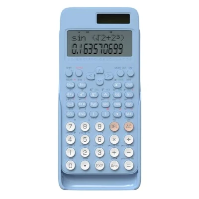 Image of NEWYES Advanced Scientific Calculator, 401 Calculation Functions, Ideal for Junior High School College Student Study and Exam (Blue)