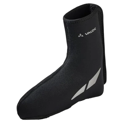Image of Vaude Shoecover Pallas III Neoprene Overshoes for Cycling, Unisex, III, Black, X Large