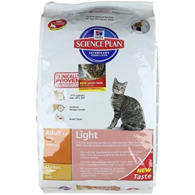 Image of Hill&#039;s Feline Light Adult Chicken Dry Mix 10 kg