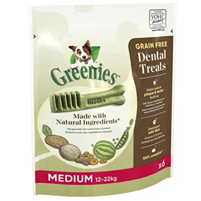 Image of Greenies Grain Free Regular Dog Dental Treats 170g
