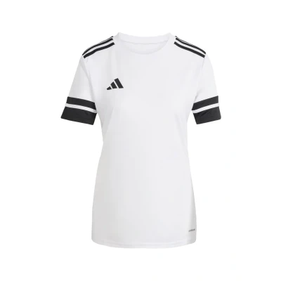 Image of adidas Women&#039;s SQUADRA25 Jersey Short Sleeve, White/Black, XL