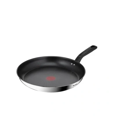 Image of Tefal Titanium Max 32 cm Stainless Steel Frying Pan, Long Lasting Non Stick Smart Cooking Signal Technology Suitable for All Hobs + Induction