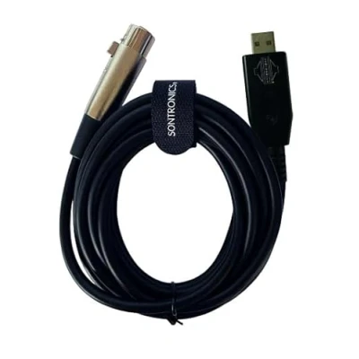 Image of SONTRONICS XLR USB cable for dynamic microphones, 3 metre