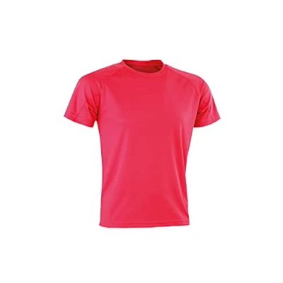 Image of Spiro Men Performance Aircool T Shirt Super Pink, Medium