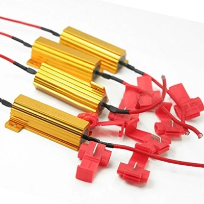 Image of Mintice™ 4 Piece Car Vehicle Load Resistor 50w 6ohm Fix Bulb Hyper Flash Turn Signal Blinker