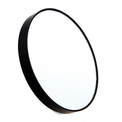 Image of WanShi 10X Magnifying Mirror With Two Suction Cups Round Big Ten Magnification black