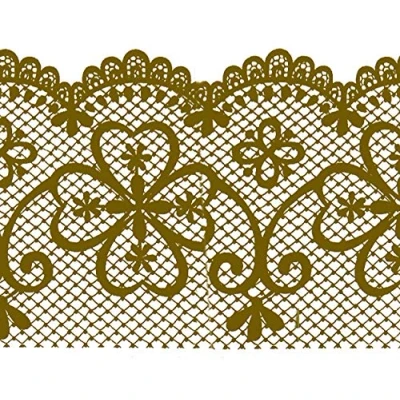 Image of Dundee Deco MGAZB6001A Peel and Stick Trellis Golden Latticework Self Adhesive Mirror Window Sticker Wallpaper Border, Roll 33 ft X 4 in (10m 10cm)