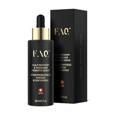 Image of FAQ Scalp Recovery &amp; Thick Hair Probiotic Serum with Red Clover Extract and Centella Asiatica Repair Treatment Thickening Products For Women Men Growth