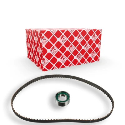 Image of 46474432, 46474432S1, 71719646, 71719646S1, 7554701 Timing belt kit FEBI BILSTEIN 11071 104 with trapezoidal tooth profile FIAT: Uno Hatchback