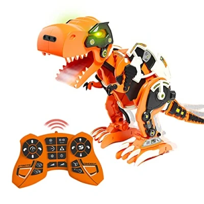 Image of Xtrem Bots Robot Toy Dinobot Dinosaur Gifts for 6 Year Old Boys and Girls Toys 12 Remote Control Boy Girl