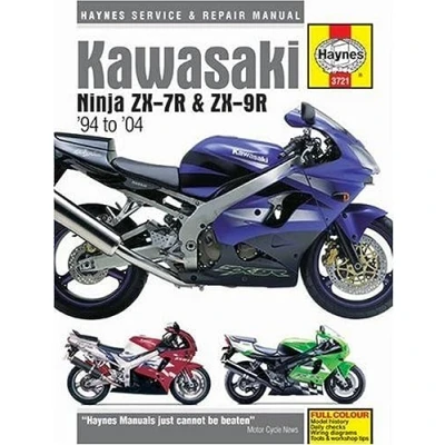 Image of Kawasaki Ninja ZX 7R and 9R Service Repair Manual: 1994 to 2004