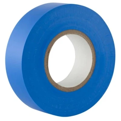 Image of Gocableties Blue PVC Electrical Insulation Tape, 19mm x 20m, Strong Roll of Tape