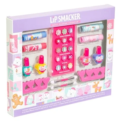 Image of Lip Smacker Blockbuster, 27 Piece Makeup Set for Kids, All in One Essentials Face, Lips and Nails your Kids&#039; Ultimate Creative Look