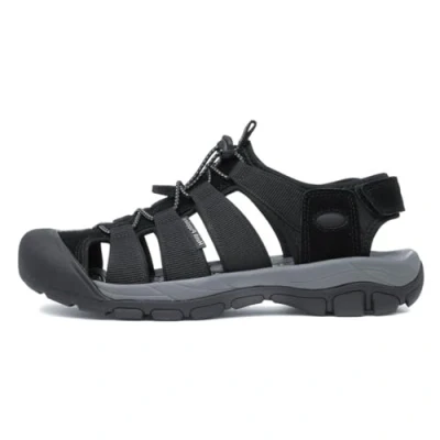 Image of Hush Puppies Men&#039;s Peru Sport Sandal, Black, 7 UK