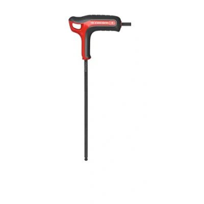 Image of FACOM 84TZSA.4 6 Sided Ball Head Wrench Red/Black, 4 mm