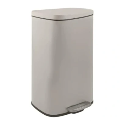 Image of Spirella Kitchen Pedal Bin Steel AKIRA 30L Taupe Matt