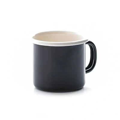 Image of Dexam Black Enamelware Espresso Mug