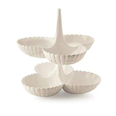 Image of Guzzini Tiffany Appetizer Dishes White One Size