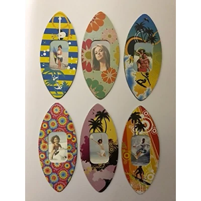 Image of KandyToys photo frame surfboard magnets, choice of design, small frame, ideal, stocking filler under £10