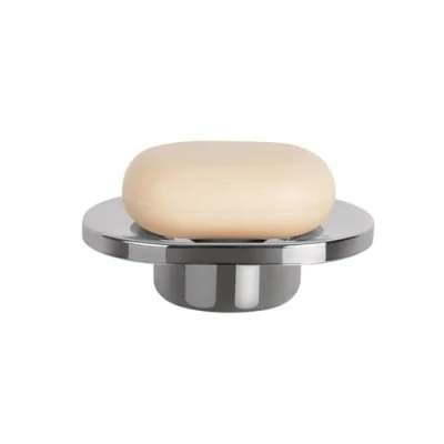 Image of Spirella Nyo Steel Polished Soap Dish, Silver