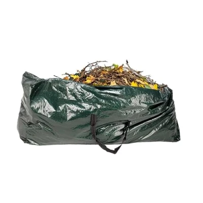 Image of Garden Mile Waste Bags 190L Heavy Duty Reusabke Sacks with Handles and Zip, Ideal for collecting Waste, Plant Grass Leaves