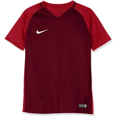 Image of NIKE Nikyg Kids Dry Team Trophy III Football Jersey Red/Gym Red/White, X Small