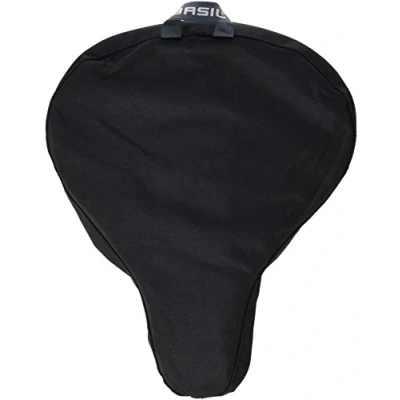 Image of Basil Go Saddle Cover, Black, One Size