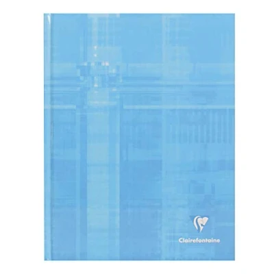 Image of Clairefontaine Ref 9842C Hardcover Notebooks (96 Sheets) 17x22cm Size, Squared Ruling, 90gsm Brushed Vellum Paper, Laminated Card Cover Random Colour