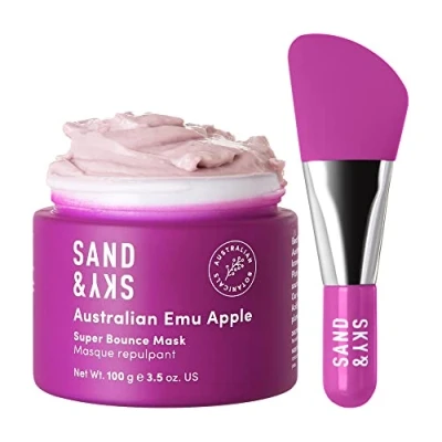 Image of Sand &amp; Sky Australian Glow Berries Super Bounce Face Mask. Hydrating and Moisturising Mask