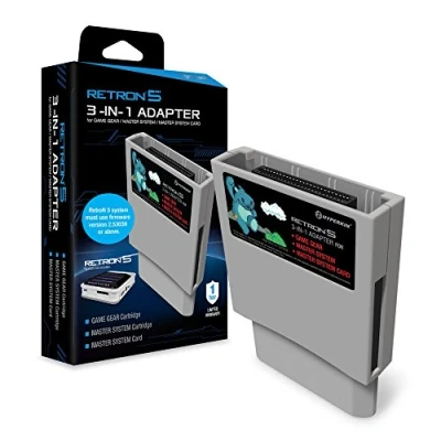 Image of Hyperkin RetroN 5 3 in 1 Adapter for Game Gear, Master System, and System Card