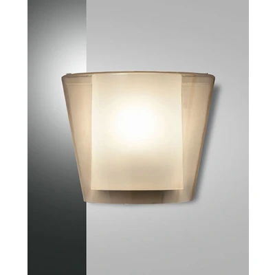 Image of Viki Wall Uplight Amber Glass, E27